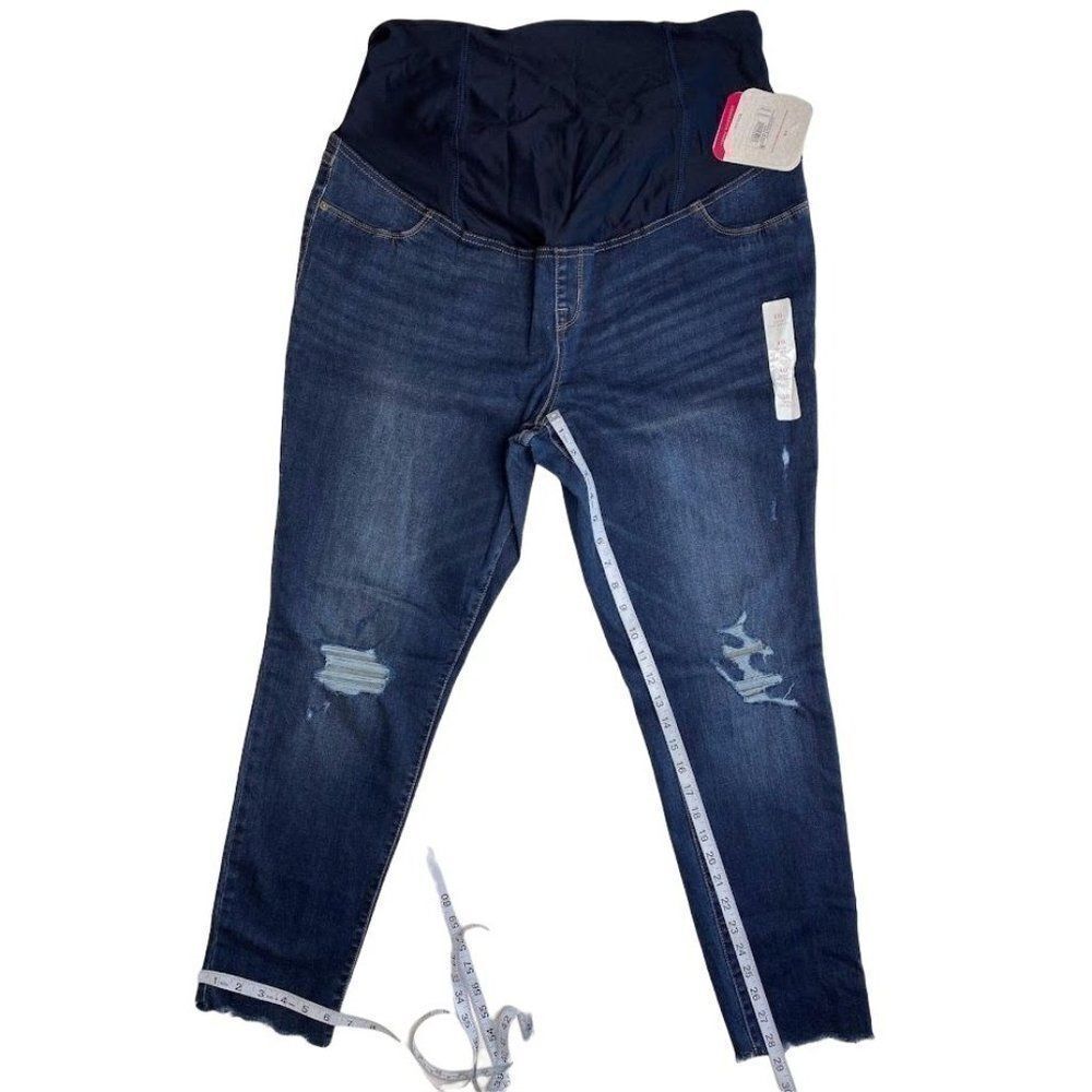 Isabel Maternity Skinny Jeans Women's 16 XL Crossover Support‎ Panel NEW - Picture 4 of 12